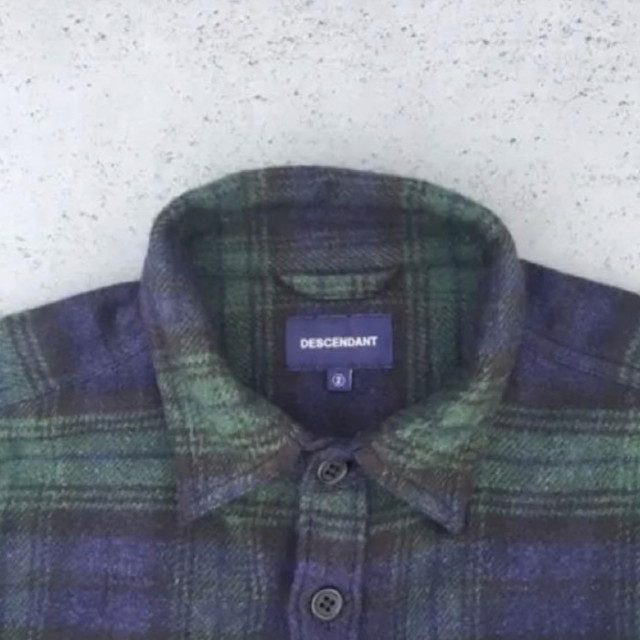 オープニング DESCENDANT VANING CHECK SHIRT | cityleaguecoffee.com