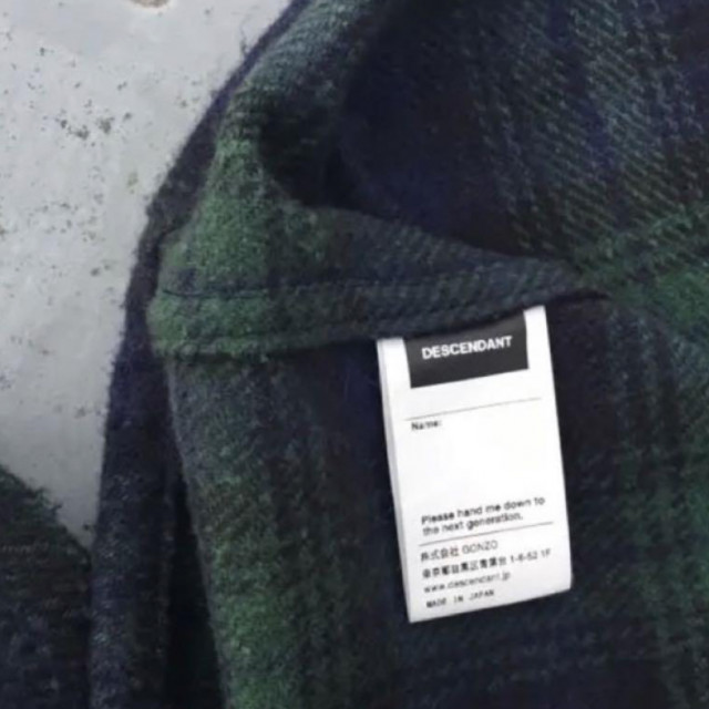 DESCENDANT 20AW VANING CHECK LS SHIRT 方格法蘭絨襯衫| Bravado 虛張聲勢