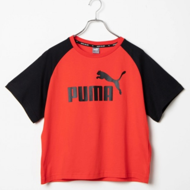 PUMA 印花 logo 雙色 拼接 短T 短袖 T恤  時尚 高質感 春季 秋季 夏季 日本直送