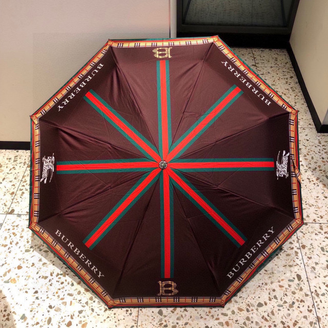 BURBERRY 全自動三折雨傘太陽傘| H&L精品店