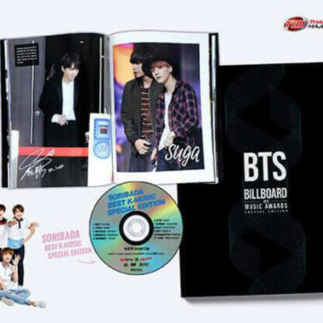 BTS防彈少年團Official PhotoBook+DVD Billboard 2018 Music Award 