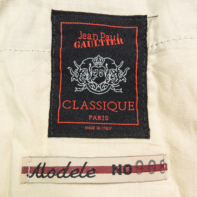 法國高級時裝設計師Jean Paul Gaultier高緹耶細條紋休閒長褲48號| 米豆