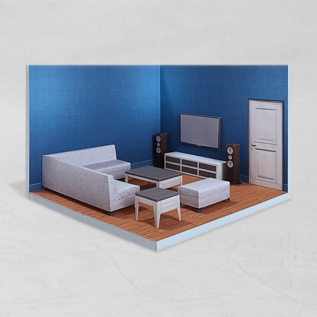 【限量優惠】場景袖珍屋 - RoomBox #002 - DIY 紙模型