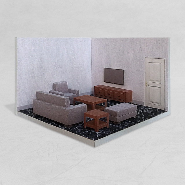 【限量優惠】場景袖珍屋 - RoomBox #001 - DIY紙模型