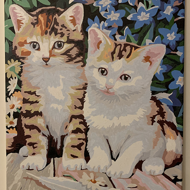 油畫-貓咪| 淘寶鋪
