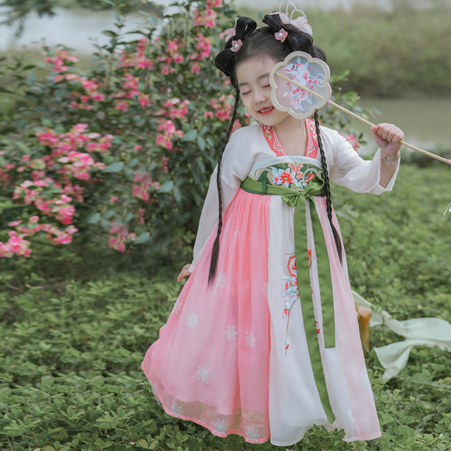 花月夜 刺繍清漢女褂 黒アウター 骨董品 中国伝統衣装 着物和服 中華風