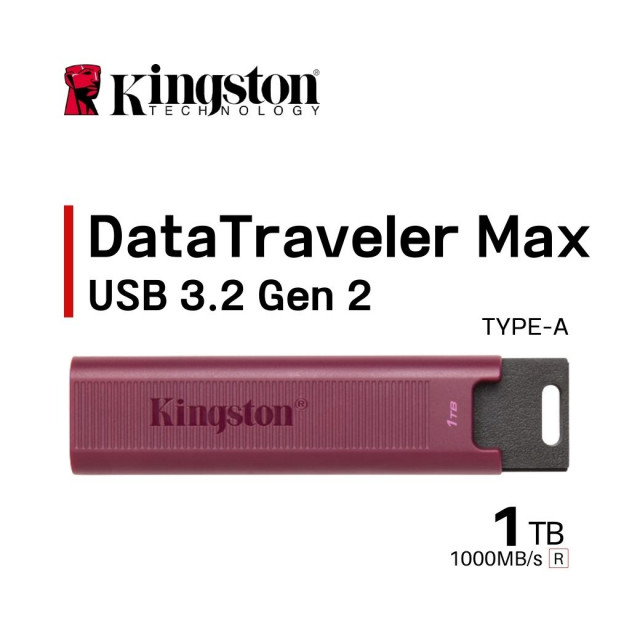 金士頓DataTraveler Max USB3.2 Gen2 USB-A規格隨身碟DTMAXA | UrStorage