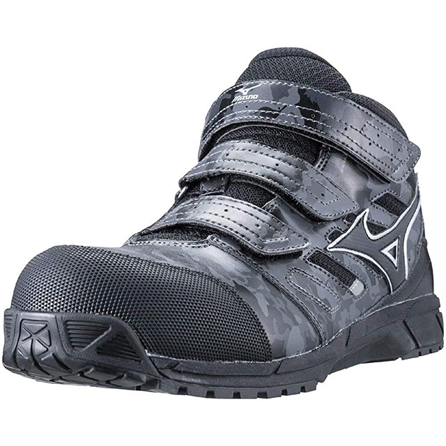 美津濃MIZUNO 鋼頭塑鋼安全鞋高筒輕量透氣耐磨耐滑安全鞋防護鞋| 新動力