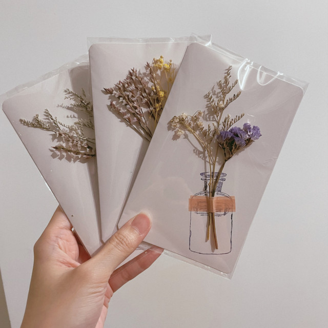 乾燥花卡片 Xiaoshi Florist